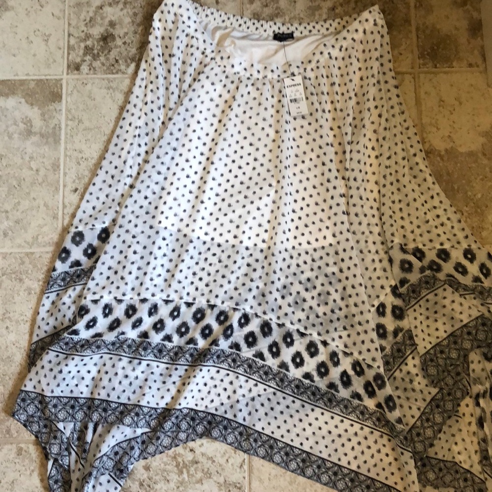 Express High Low Skirt NWT